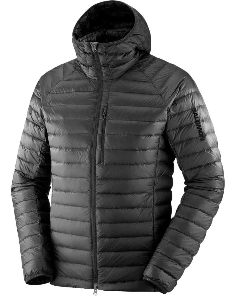 Chaqueta Salomon Elixir Micro Down con Capucha Negro