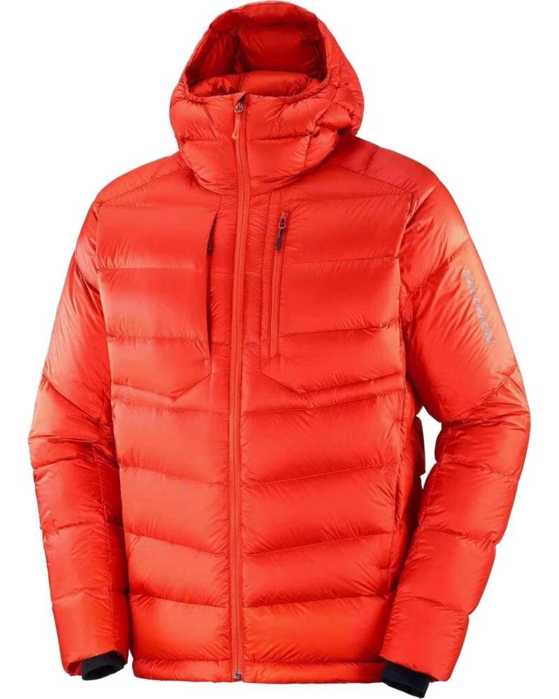 Chaqueta con Capucha Salomon Elixir Ultra Down Unisex Naranja