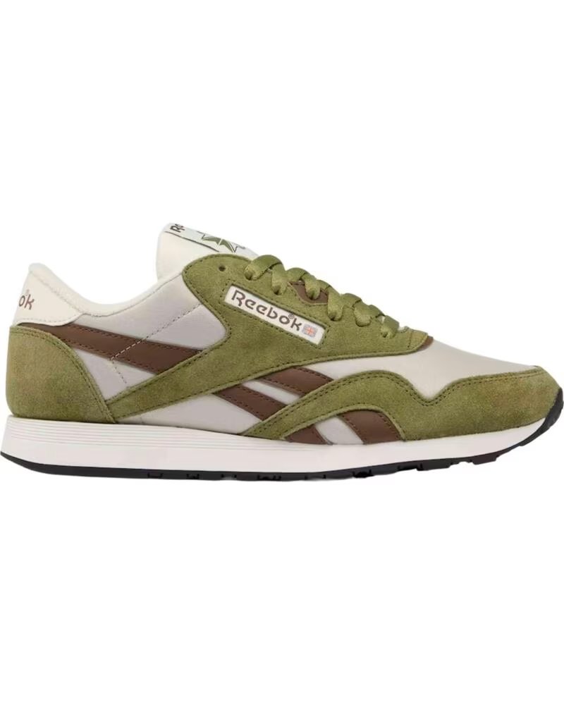 Zapatillas Reebok Classic Nylon Grittygreen-brown-grey