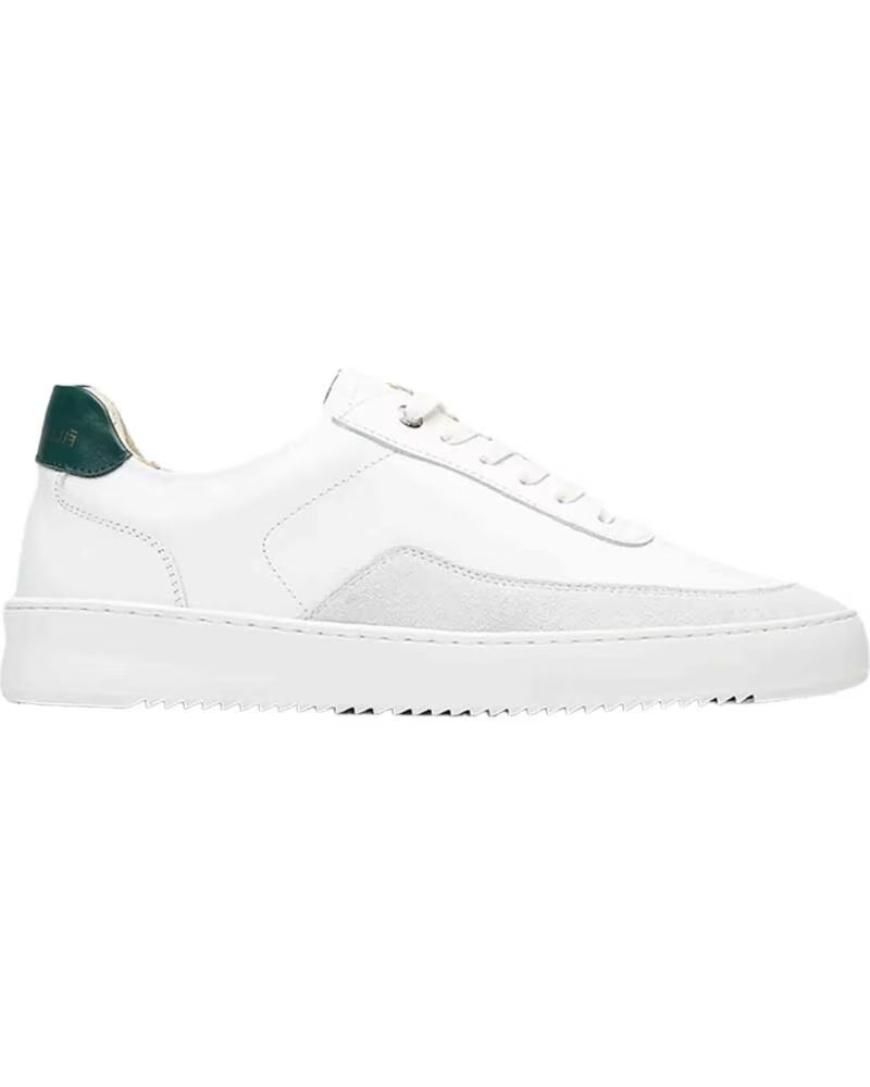 Zapatillas Filling Pieces Mondo Squash en Blanco con Detalle Verde White