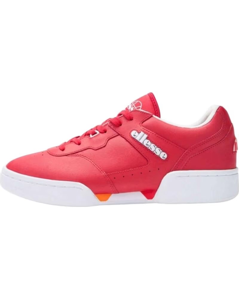 Zapatillas Ellesse Piacentino 20 en Piel Rojo y Blanco