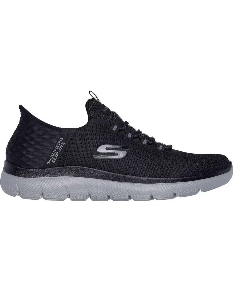 Zapatillas Skechers Slip-ins 232457-BKCC Hombre Negro