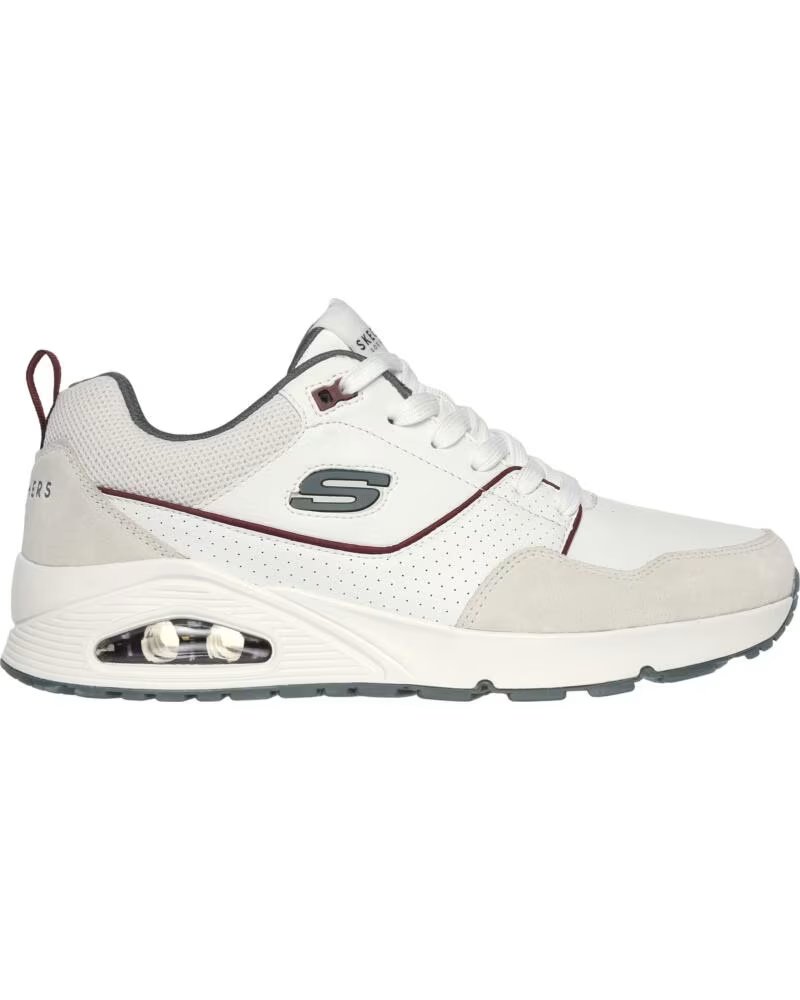 Skechers Skechers Uno-retro One - Zapatilla Hombre 183020WGR Blanco – imagen 4