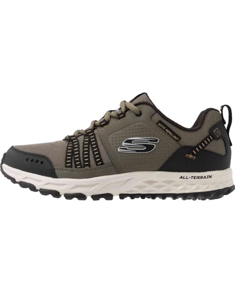 Zapatillas de Senderismo Skechers Escape Plan 51591OLBK Verde