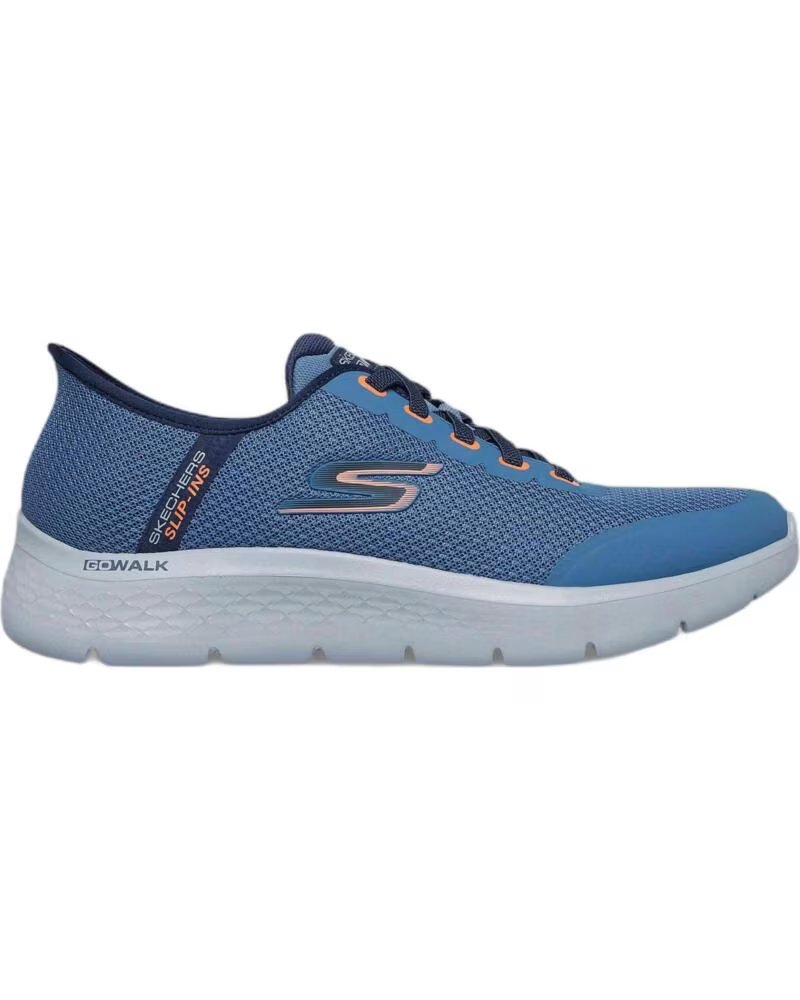 Zapatillas Skechers Slip-ins Go Walk Flex - 216332 Deportivas Hombre Azul