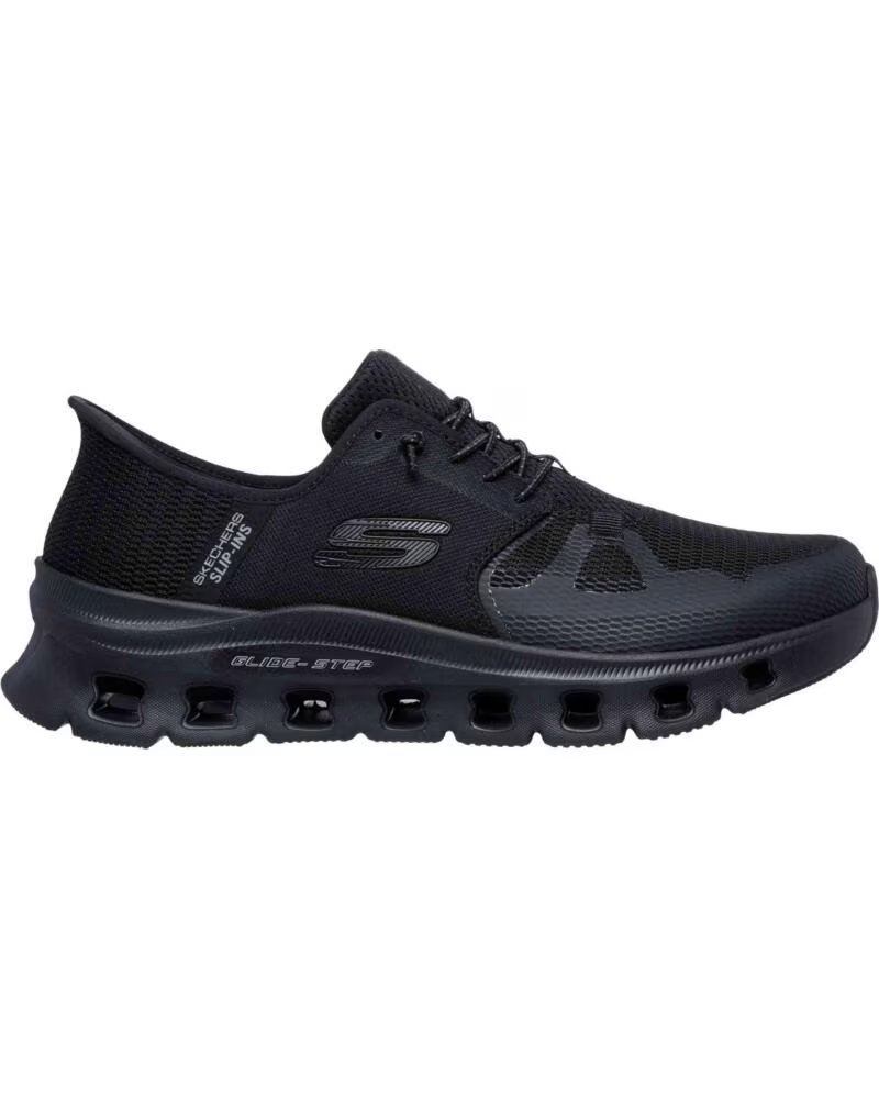 Zapatillas Skechers 232930-OLBK Glide-step Slip-ins para Hombre Olive Mesh-hotmelt-black Trim
