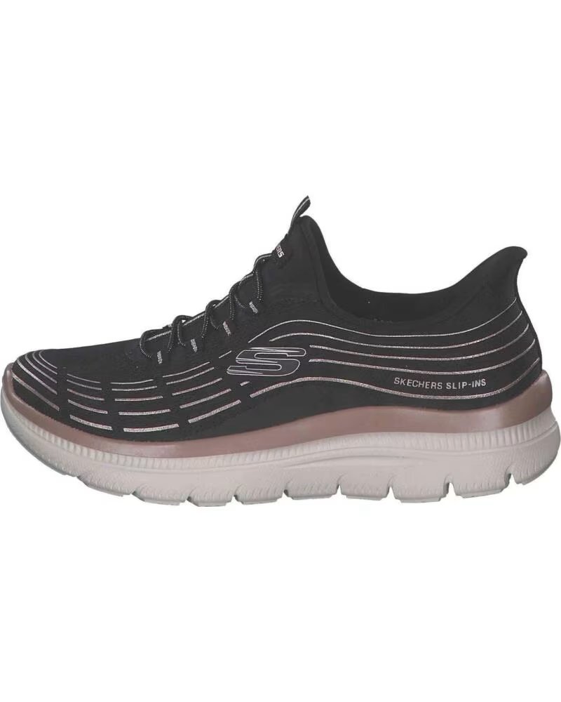Zapatillas Skechers Slip-ins 150611-BKRG para Mujer