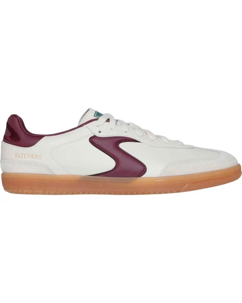 Zapatillas Skechers Estilo Casual con Detalles en Contraste Blanco