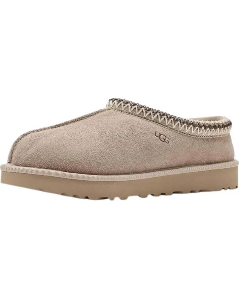 Zuecos Ugg W Tasman Ii Gamuza Forro de Lana Beige Varios Colores