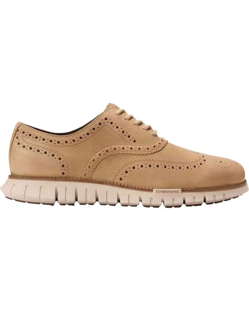 Cole Haan Zerogrand Remastered Wingtip Oxford Marron Beige