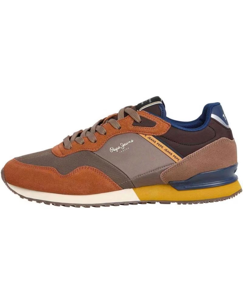 Pepe Jeans Zapatillas deportivas bajas 'LONDON BRICK'  marrón / caramelo / moca / negro – imagen 4