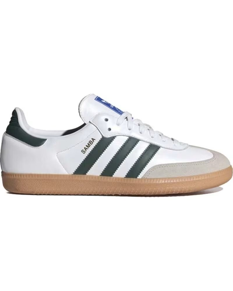 Adidas Samba Og IE3437 Cloud White Collegiate Green Gum Blanco – imagen 1