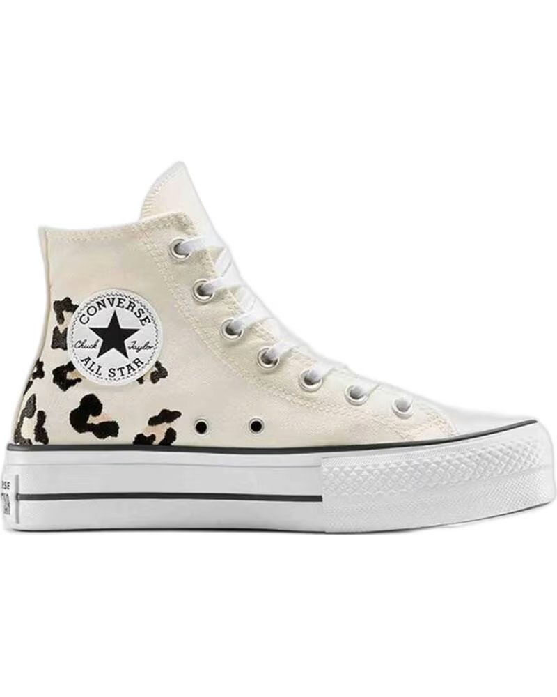 Zapatillas Converse Chuck Taylor All Star Platform con Estampado Animal Print A14936C 286-EGRET-COASTAL Dune-black