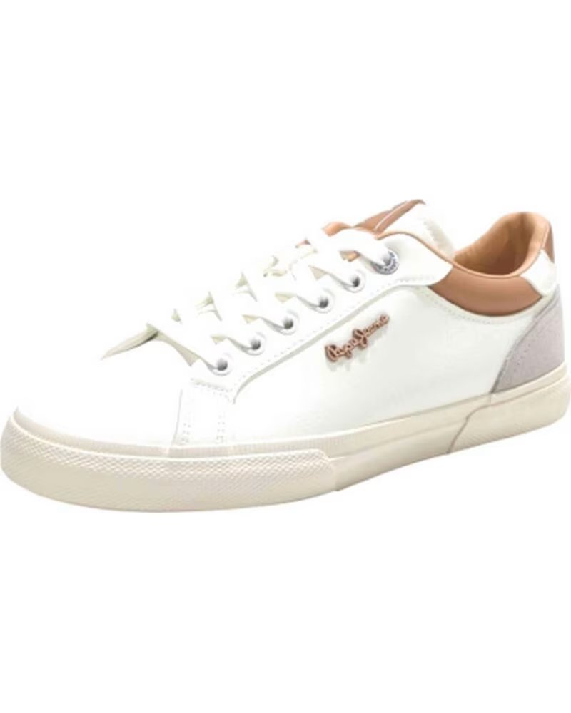 Pepe Jeans Zapatillas deportivas bajas 'Kenton Court W'  crema / marrón / blanco – imagen 4