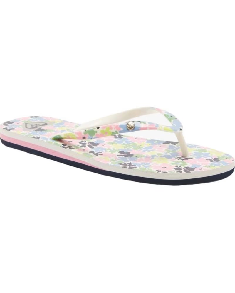 Sandalias Roxy Portofino Iii Estampadas para Mujer Blanco