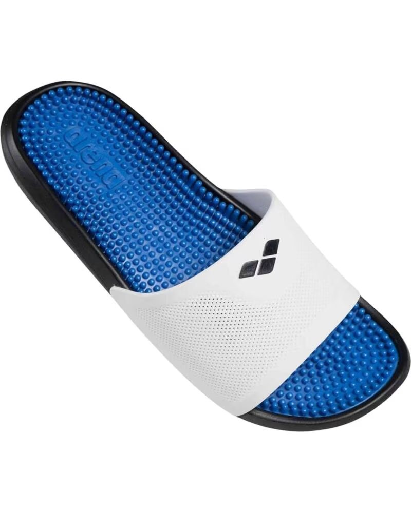 Chanclas Arena Unisex con Plantilla de Masaje Azul