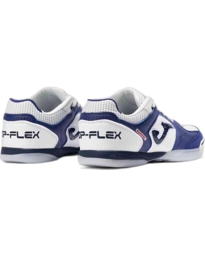 Zapatillas de Fútbol Sala Joma Top Flex 2534 Blanco Azul