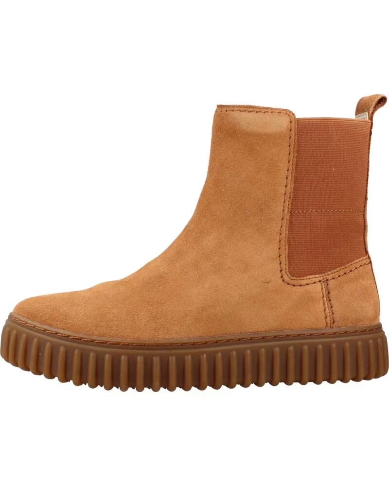Botines Clarks 26179049C de Ante en Color Marrón Tan