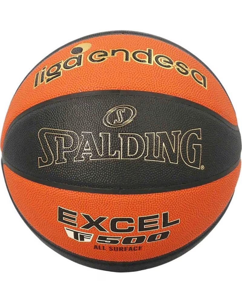 Balón de Baloncesto Spalding Excel TF-500 Liga Endesa Naranja