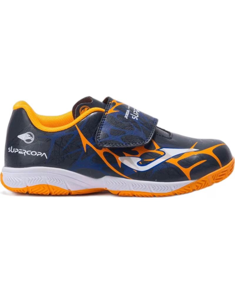 Zapatillas Joma Supercopa Turf Marino y Naranja Flúor