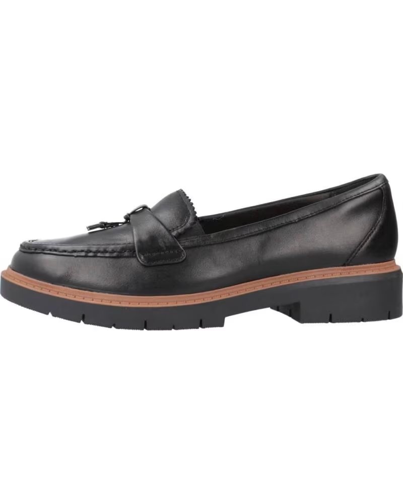 Mocasines Clarks Westlynn Bella de Piel para Mujer Black