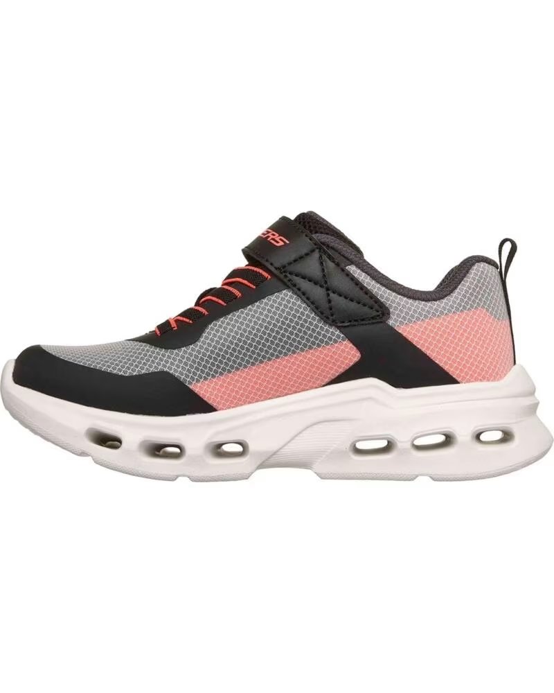 Skechers Zapatillas Glide-step Drift Zorzo para Niños Gris Blanco Naranja