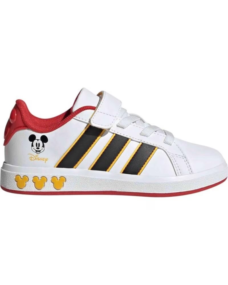 ZAPATILLAS ADIDAS GRAND COURT DISNEY MICKEY MOUSE PARA NIÑOS WHITE