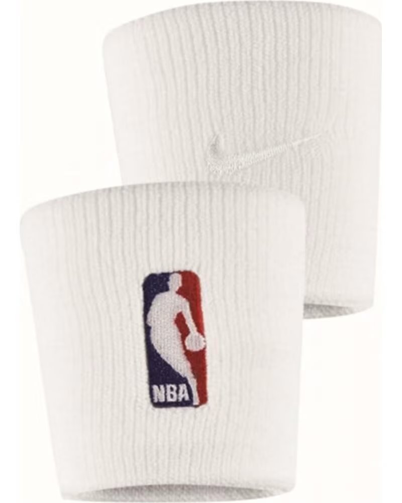 MUÑEQUERAS NIKE NKN03100 NBA UNISEX BLANCAS BLANCO
