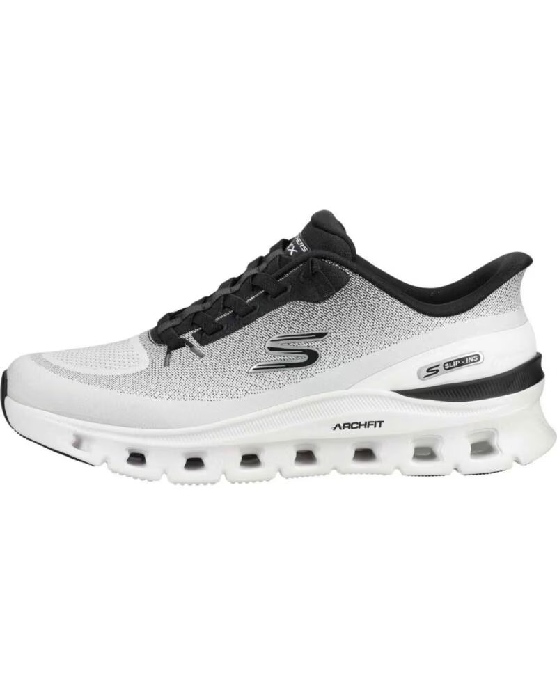 Zapatillas Skechers Arch Fit Glide-step Pro Slip-ins Blanco y Negro Unisex