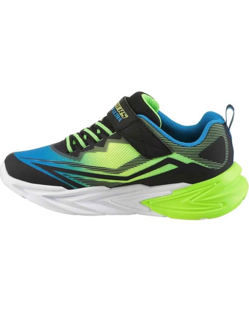 Zapatillas Skechers S Lights Flex-glow Ultra 400139N-BBLM con Luces Led Negro