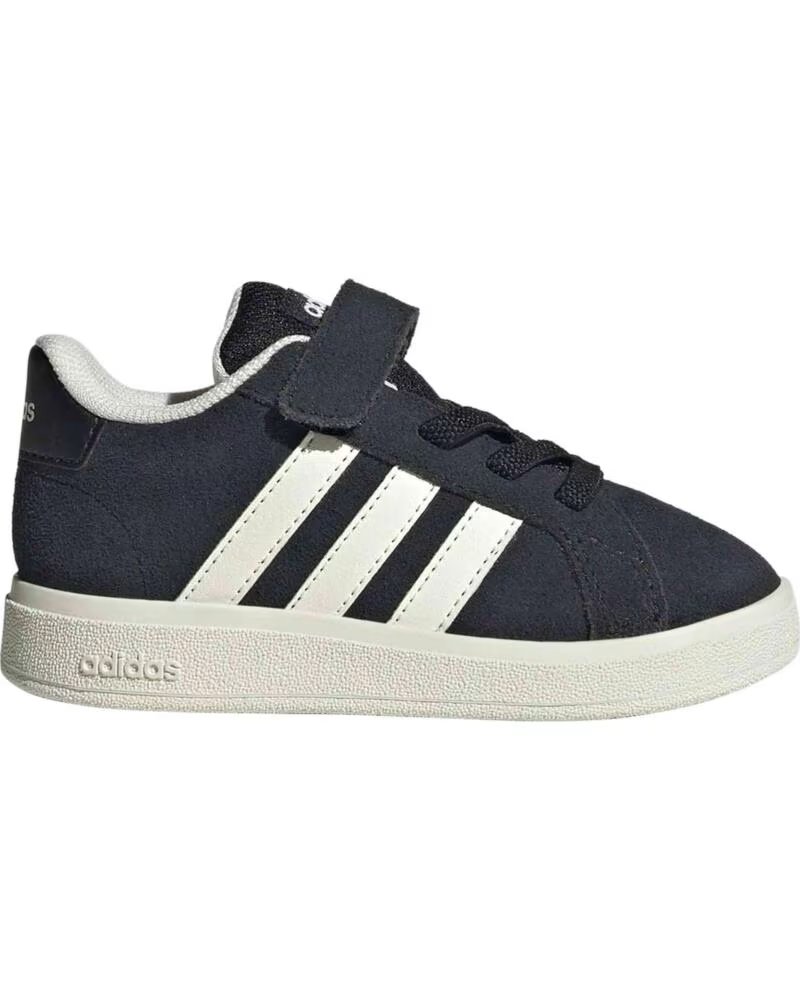 Zapatillas Adidas Grand Court 00S con Cierre de Velcro para Niños Negro