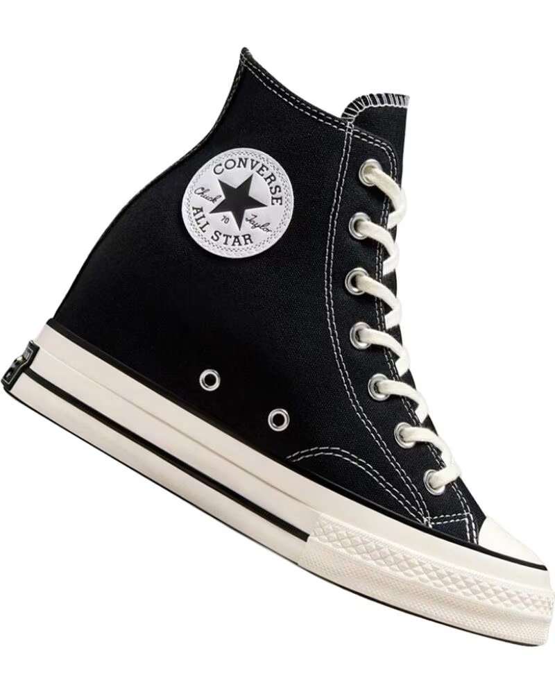 Zapatillas Converse Chuck 70 Wedge Hi Negras Negro