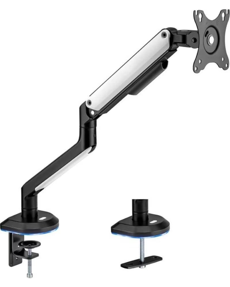 AISENS SOPORTE DE MESA GAMING DT32TSR-295 CON CONTRAPESO, ILUMINACIà"N RGB, GIRATORIO E INCLINABLE PARA MONITOR HASTA 9KG