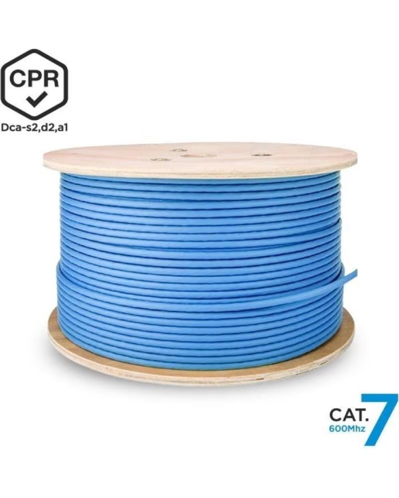 Bobina de Cable de Red Aisens RJ45 Sftp Cat 7 AWG23 Lszh Cpr Dca 500M A146-0666