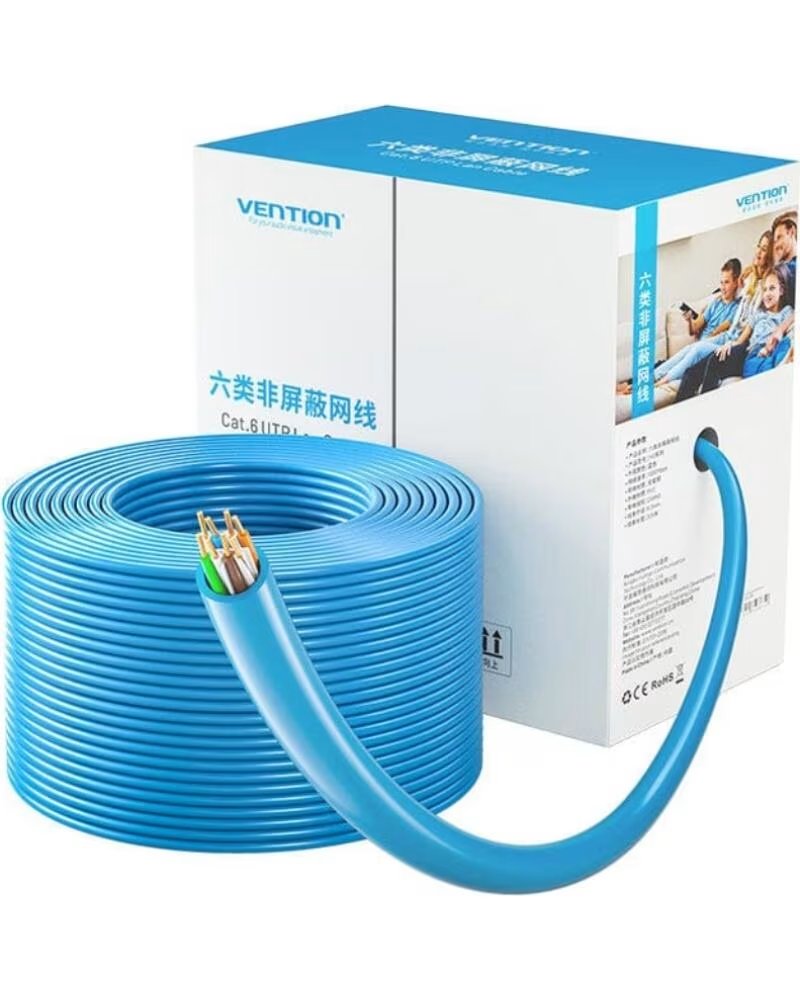 Vention Bobina de Cable Ethernet RJ45 Utp Cat 6 IHBL305 - 305M