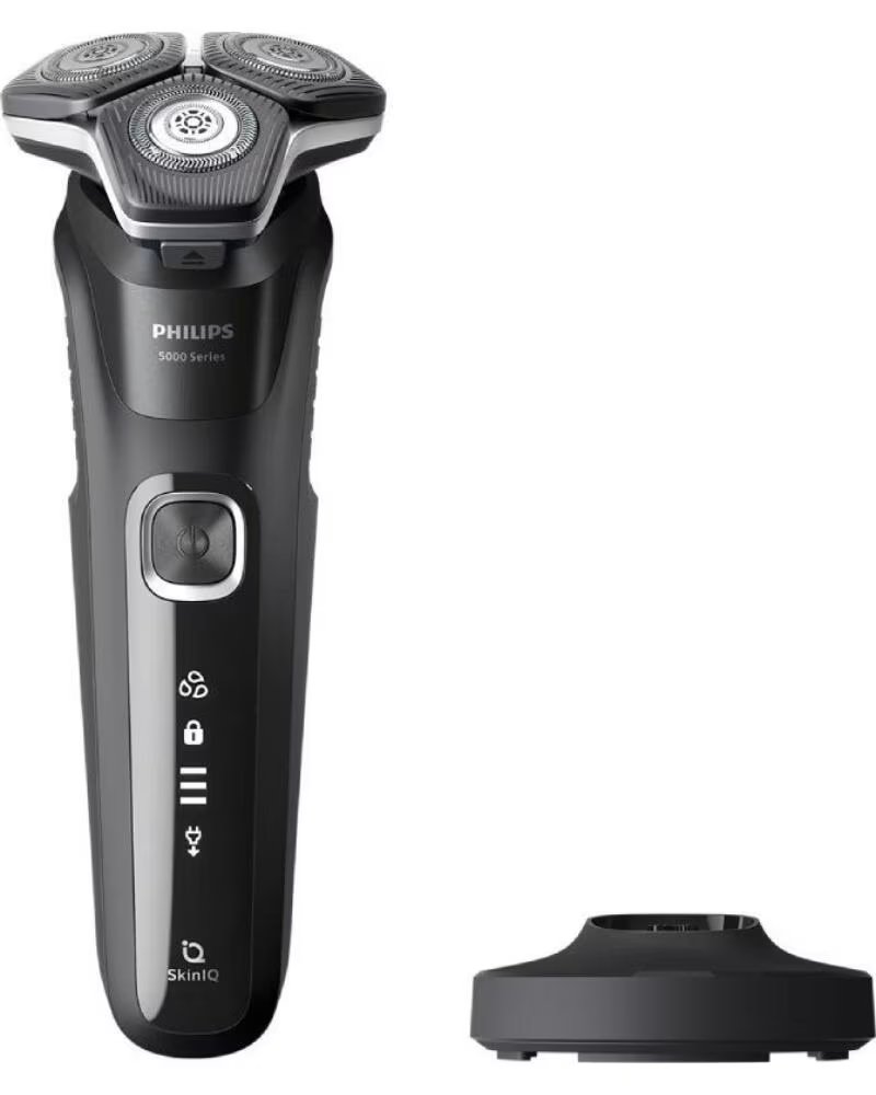 AFEITADORA ELÉCTRICA PHILIPS SERIES 5000 S5898-25 CON TECNOLOGÍA SKINIQ NEGRO