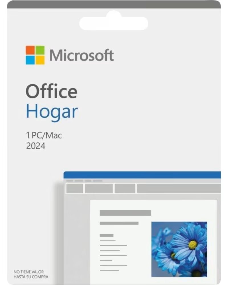MICROSOFT OFFICE HOGAR 2024, 1 USUARIO, LICENCIA PERPETUA
