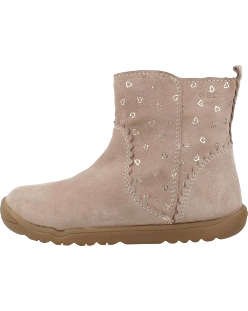 Geox Botas 312-856520-C5000 Macchia B264PA para Niãa en Piel Beige C5000