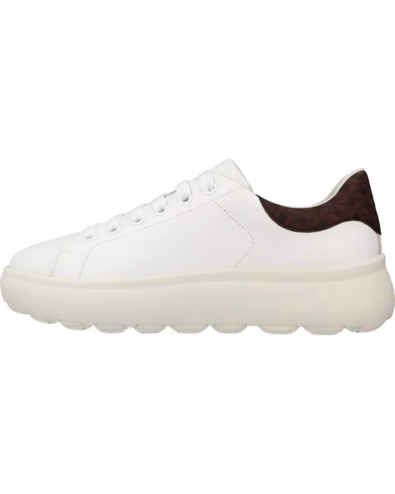 Zapatillas Geox Spherica EC4 en Piel Blanca C1224