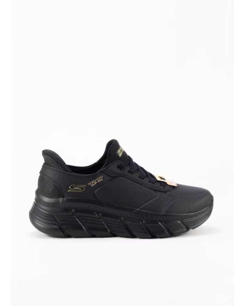 SKECHERS Zapatillas sin cordones 'BOBS B FLEX'  oro / negro – imagen 4