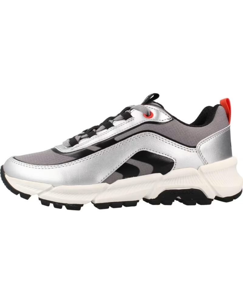 Zapatillas Geox J Flexyper Plus Boy Plata C1W7S