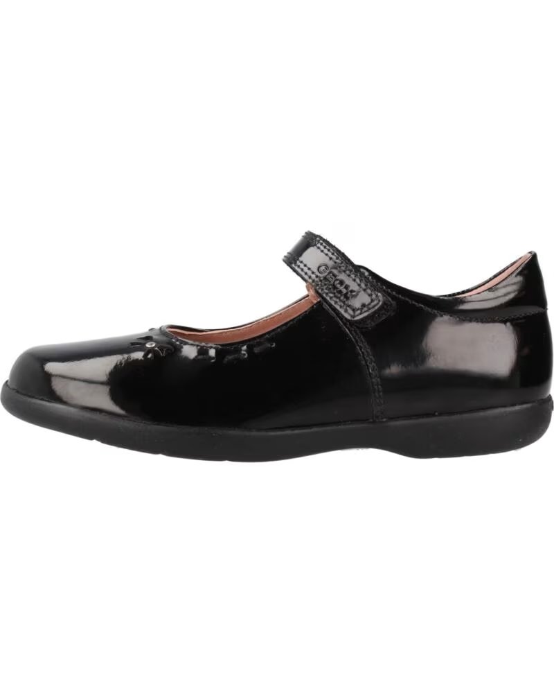 Zapatos Colegiales Geox J Naimara Girl Color Negro C9999