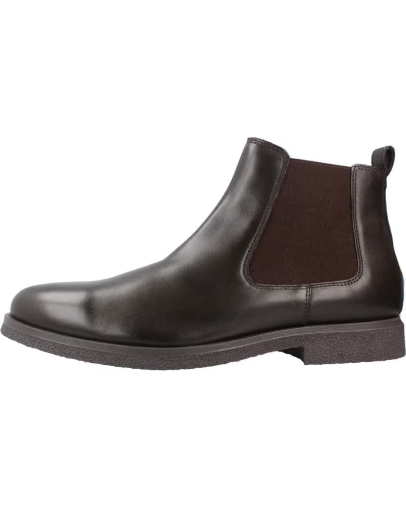 Geox Botines Hombre Chelsea U2658A 00043 C6009 Marrón Coffee Piel