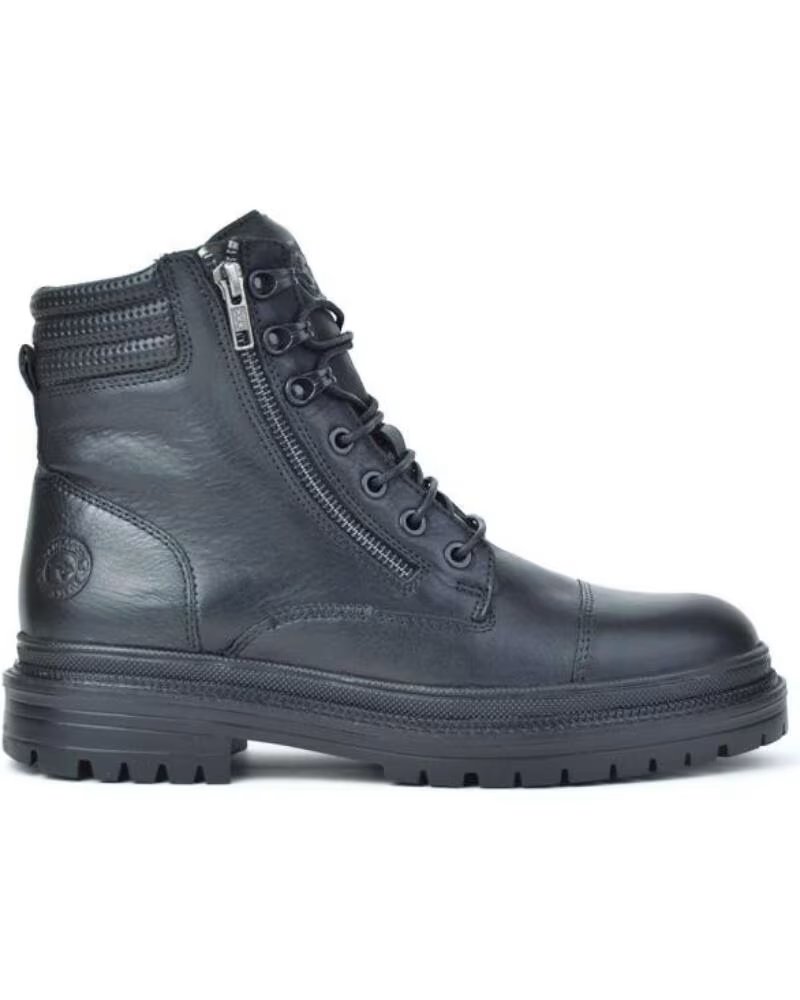 Kangaroos Botas de Hombre 503-11 de Piel Negropiel Negro