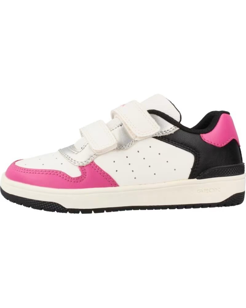 Geox J45HXB J Washiba Zapatillas Niña C0563 White-fuchsia
