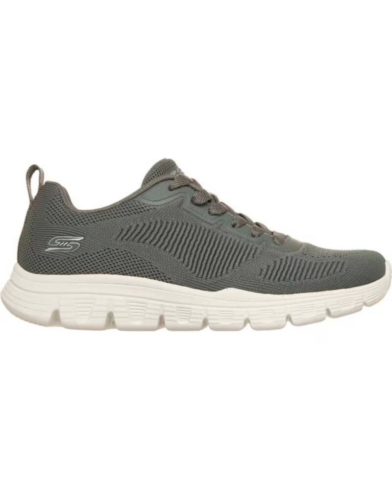 Skechers Bobs Sport B Lite Olive 117700-OLV Zapatillas Casual Mujer Verde