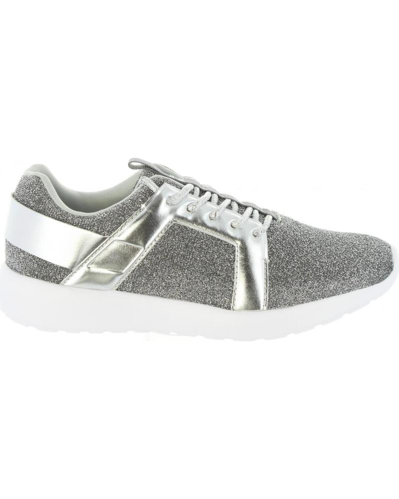 Zapatillas deporte de Mujer BASS3D 41436 GLITTER PLATA