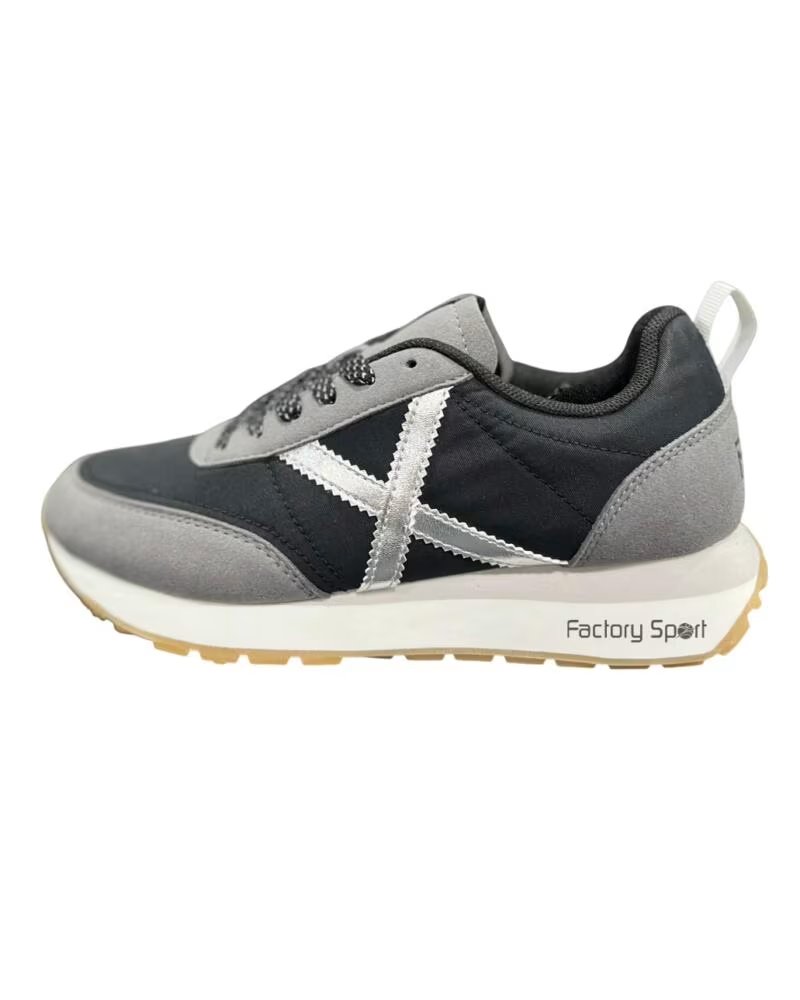 Zapatillas Munich Rush 16 4882015 Mujer Negr-plata