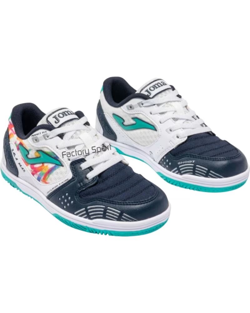 Zapatillas Joma Sala Max Jr SMJW2633IN Infantil Fútbol Marino Turquesa Varios Colores