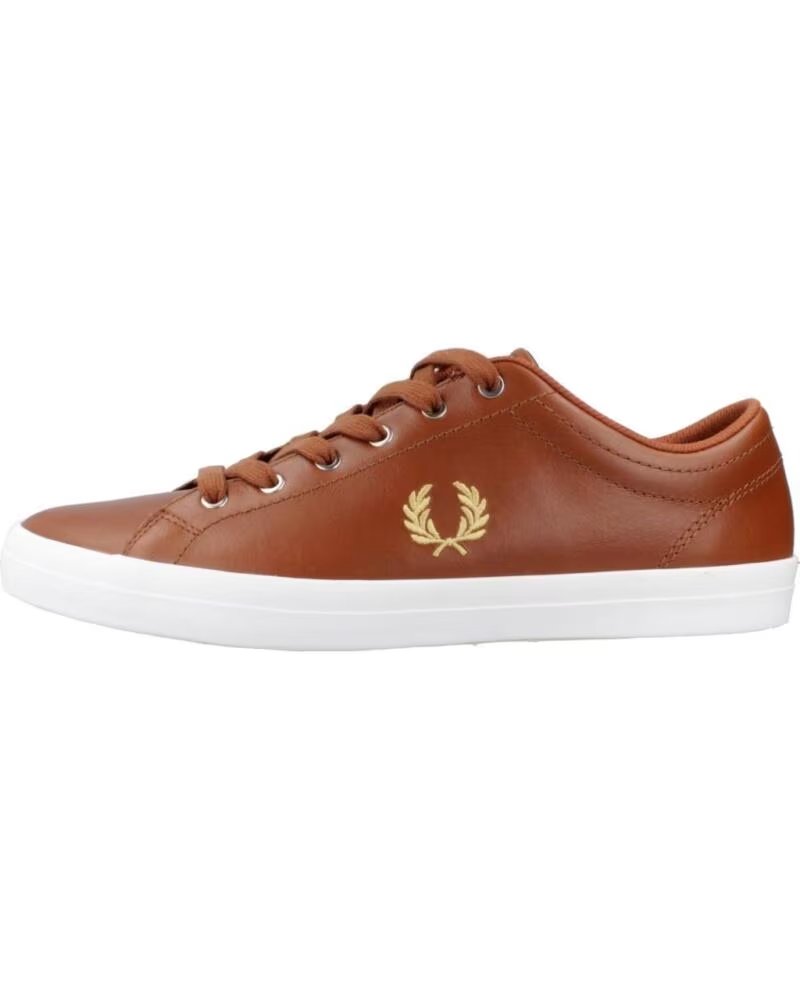 Fred Perry Zapatillas Hombre Baseline Leather B7311 Marron C55TAN C55